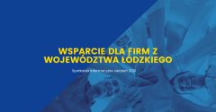 Wsparcie dla firm z województwa łódzkiego