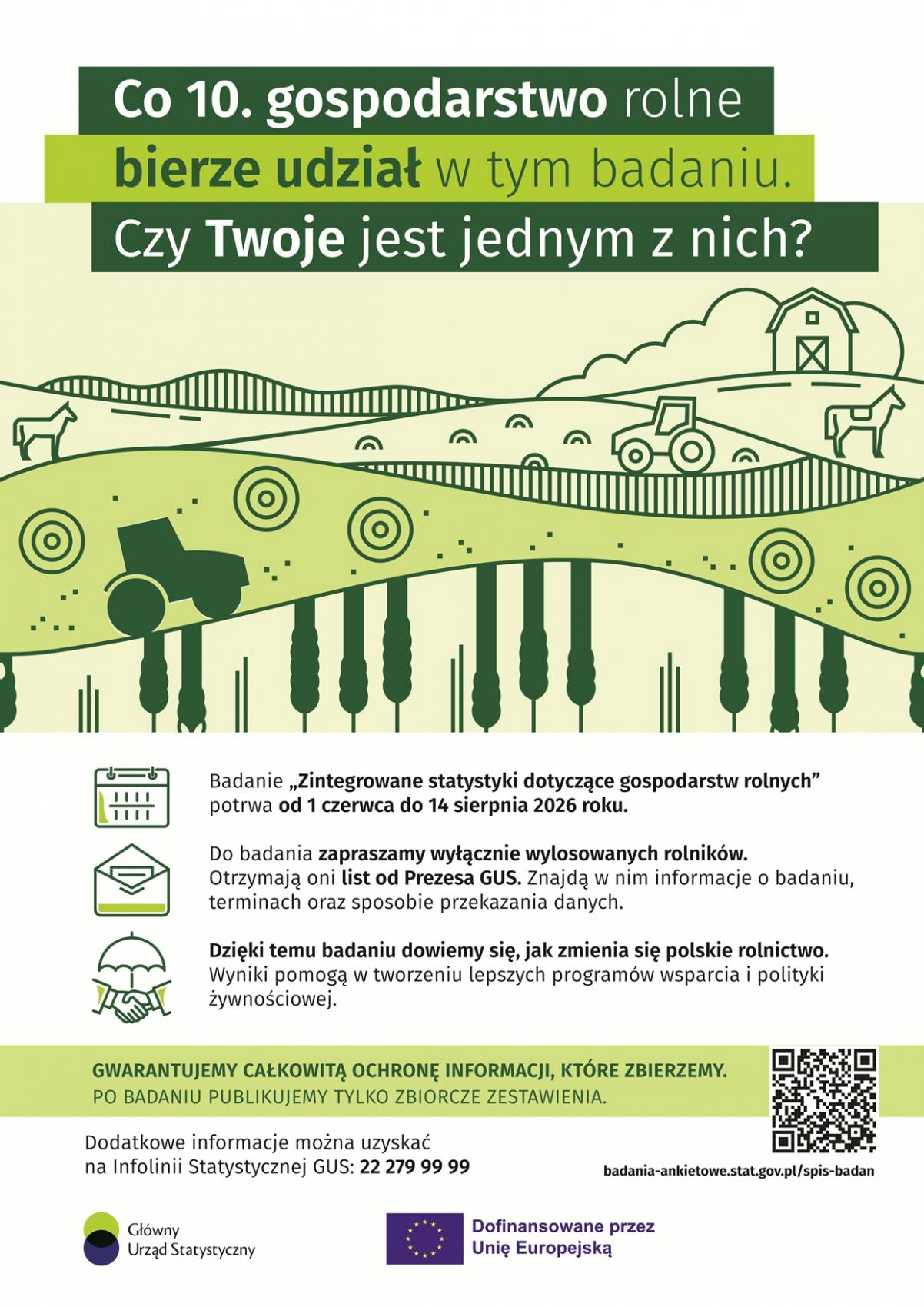 BADANIA ROLNICZE - Zintegrowane statystyki dotyczące gospodarstw rolnych